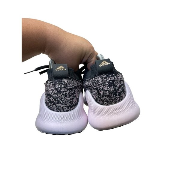 Adidas Womens Purebounce+ Running Shoes Gray Low Top Lace Up Mesh 9.5M - Picture 3 of 8